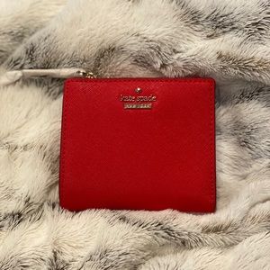 NWT Kate Spade Bi-Fold Red Wallet